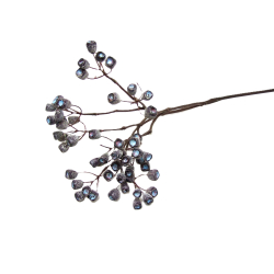 Sztuczny kwiat Gałazka Jagody 75cm Blue Berry